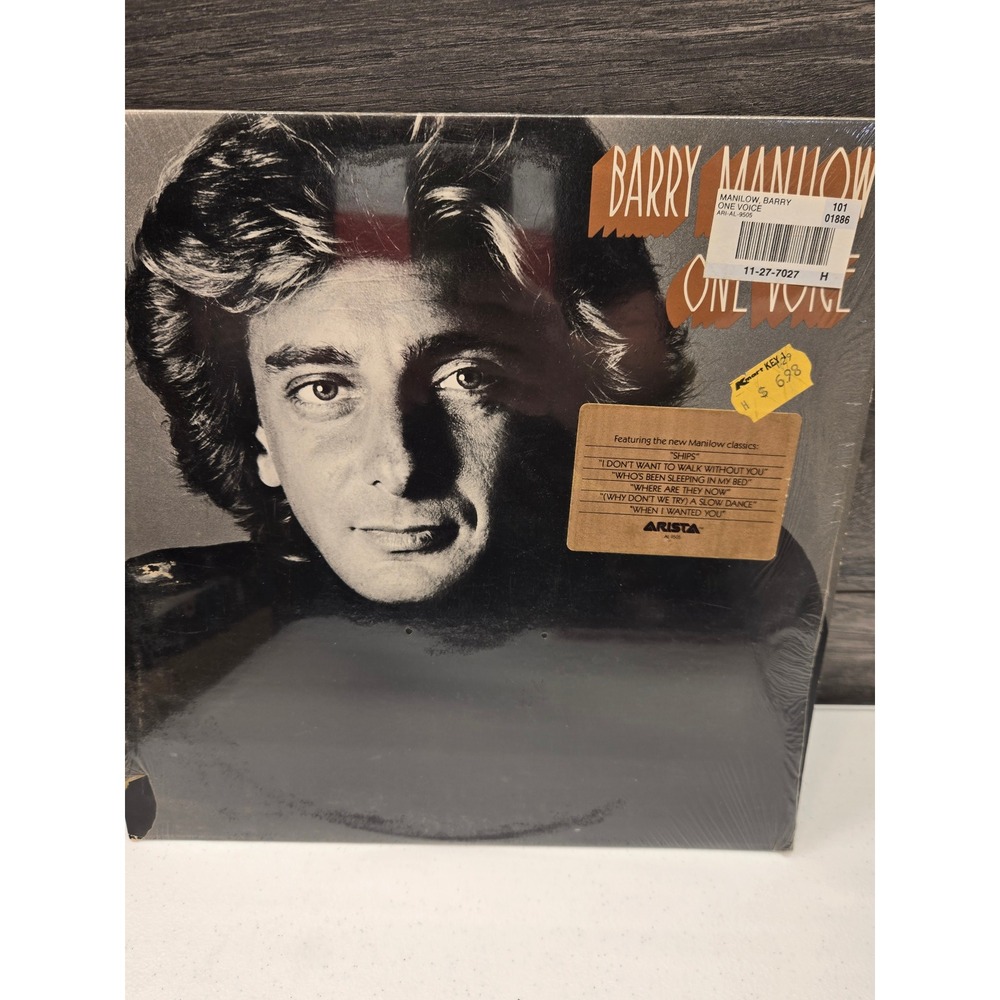 Barry Manilow One Voice Vinyl LP Album 1979 Arista AL 9505 Ships Pop Rock Record